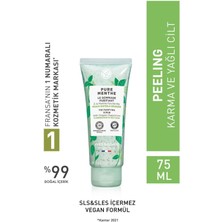 Yves Rocher Karma Ve Yağlı Ciltler Için Pure Menthe Prebiyotik Yüz Peeling-75 ml