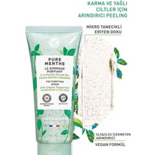 Yves Rocher Karma Ve Yağlı Ciltler Için Pure Menthe Prebiyotik Yüz Peeling-75 ml