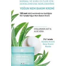 Yves Rocher Normal ve Kuru Cilt,Hyaluronik Asit Maske Etkili Krem-Hydra Vegetal Bitkisel Nemlendirici Bakım-75ml