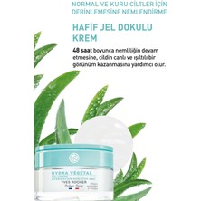 Yves Rocher Normal ve Kuru Cilt, Pantenol &E Vitamin, Jel Krem-Hydra Vegetal Bitkisel Nemlendirici Bakım-50ml