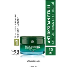 Yves Rocher Gece Kremi - Yaşlanma Karşıtı Bitkisel Antioksidan Bakım / Elixir Botanique-50 Ml-24792