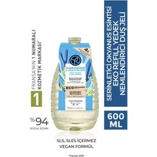 Yves Rocher Nemlendirici Eko Refill Yedek Duş Jeli - Serinletici Okyanus Esintisi 600 ml