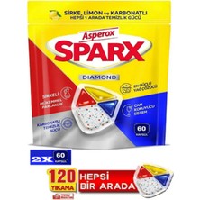 Asperox Sparx Bulaşık Makinesi Kapsülü 60'lı x 2 Paket (120 Yıkama)