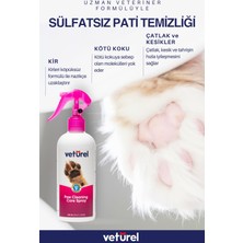 Veturel Kedi Aknesi Pati Bakımı Kedi Tüy Sağlığı Kedi Pati Temizleme Pati Temizleyici 300ML Kedi Yüz Bakımı