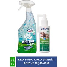 Resterıl Köpek Koku Giderici Köpek Ağız Kokusu Köpek Sağlık Köpek Bakım Pet 750ML - Ağız Diş Bakım Spreyi