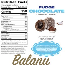 Balanu Fudge Kakao Dolgulu Hindistan Cevizi Kaplamalı Atıştırmalık 110G
