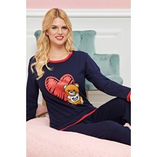 Royaleks Bayan Uzun Kollu Pijama Takımı Model No 7600