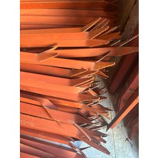 Fay-Tel Çit Direği Beton Için Çatallı 40X40X3MM 200 cm Antipaslı Delikli Köşebent Çit Direği  5 Adet