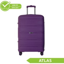 Vegmann Polipropilen (Pp) Atlas Violet Orta Boy Valiz