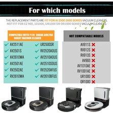Studios AV2501AE, RV2502AE, AV2501S, AV2511AE, RV2610WA/RV2610WD Robot Süpürge Filtreleri Için Hepa Filtre Değişimi (Yurt Dışından)