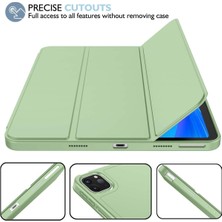 TEKNETSTORE Apple Ipad Pro 4. Nesil M2 2022 11 Inç Tablet Uyumlu Kılıf Uyku Modlu Kalem Bölmeli Silikon Koruyucu