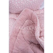 Yalıteks Home Çift Kişilik Welsoft Çift Taraflı Lüks Yorgan ve Yastık Kılıfı - Stars Çift