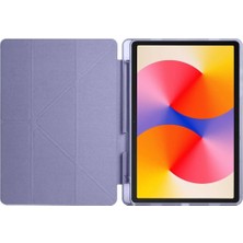 TEKNETSTORE Huawei Matepad Se 11'' Inç 2024 Uyumlu Kalem Bölmeli Standlı Kılıf + Ekran Koruyucu + Kalem 3'lü Set