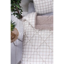 Yalıteks Home Tek Kişilik Welsoft Çift Taraflı Lüks Yorgan ve Yastık Kılıfı -Square