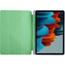 TEKNETSTORE Ipad Pro 12.9 Inç 5. ve 6. Nesil 2021 / 2022 M2 Çip Uyumlu Kalem Bölmeli Standlı Silikon Kılıf