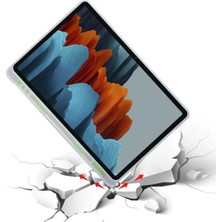 TEKNETSTORE Ipad Pro 12.9 Inç 5. ve 6. Nesil 2021 / 2022 M2 Çip Uyumlu Kalem Bölmeli Standlı Silikon Kılıf