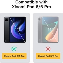 TEKNETSTORE Xiaomi Pad 6 11 Inç 2023 Uyumlu Kılıf Kapaklı Ince Tasarım Uyku Modlu Smart Akıllı