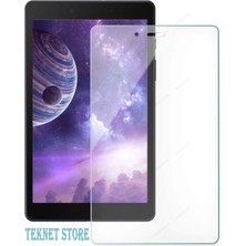 TEKNETSTORE Samsung Tab A7 T500 10.4 Inç Uyumlu 360 Dönen Standlı Kılıf Kalem Ekran Koruyucu Seti