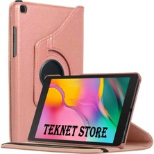 TEKNETSTORE Samsung Tab A7 T500 10.4 Inç Uyumlu 360 Dönen Standlı Kılıf Kalem Ekran Koruyucu Seti