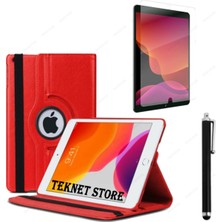 Apple Ipad 10.2 Inç 9.nesil Uyumlu 360 Dönebilen Tablet Kılıfı Ekran Koruyucu Dokunmatik Kalem Seti