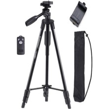 Yunteng Tripod & Telefon Tutucu Ayarlanabilir Profesyonel 360 Dönebilen Uzaktan Kumandalı