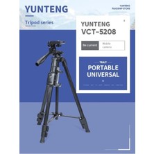 Yunteng Tripod & Telefon Tutucu Ayarlanabilir Profesyonel 360 Dönebilen Uzaktan Kumandalı