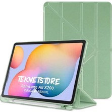 TEKNETSTORE Apple Ipad 7. 8. 9. Nesil 2020 /2021 10.2 Kılıf Katlanır Kalemlikli Standlı Uyku Modlu Akıllı Kapak