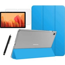 TEKNETSTORE Samsung Galaxy Tab A7 T500 T505 T507 Uyumlu Smart Cover Tablet Kılıfı Ekran Koruyucu Kalem