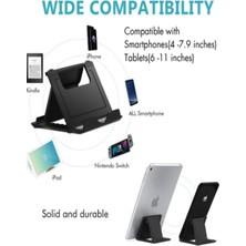 TEKNETSTORE Masaüstü Telefon / Tablet Standı Tutacağı Taşınabilir Ayarlanabilir Stant (Karışık Renk Gönderilir)