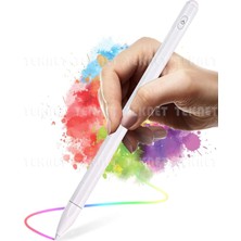 TEKNETSTORE Ipad Pro 12.9 5. Nesil 2021 Active Stylus Özel Yazı / Çizim Kalemi Palm Rejection Dokunmatik Kalem