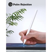 TEKNETSTORE Ipad Pro 12.9 5. Nesil 2021 Active Stylus Özel Yazı / Çizim Kalemi Palm Rejection Dokunmatik Kalem