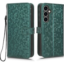 Cool-M Samsung Galaxy M34 5g / F34 5g Pu Deri Stand Telefon Kılıfı Dot Baskılı Cüzdan Kapağı (Yurt Dışından)