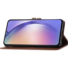 Cool-M Samsung Galaxy A35 5g Telefon Kapağı Happy Cat Desen Basılı Cüzdan Telefon Kılıfı (Yurt Dışından)