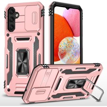 Cool-M Case Samsung Galaxy A15 4g Pc+Tpu Anti-Drop Anti-Drop Kickstand Telefon Kapağı Slayt Lens Kalkanı (Yurt Dışından)