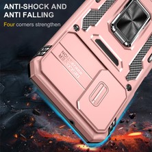 Cool-M Case Samsung Galaxy A15 4g Pc+Tpu Anti-Drop Anti-Drop Kickstand Telefon Kapağı Slayt Lens Kalkanı (Yurt Dışından)