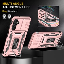 Cool-M Case Samsung Galaxy A15 4g Pc+Tpu Anti-Drop Anti-Drop Kickstand Telefon Kapağı Slayt Lens Kalkanı (Yurt Dışından)