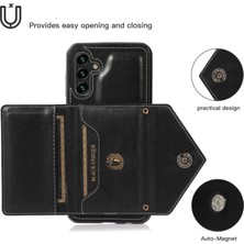 Cool-M Samsung Galaxy A05S 4g Kart Tutucu Kickstand Pu Deri+Tpu Kapak (Yurt Dışından)