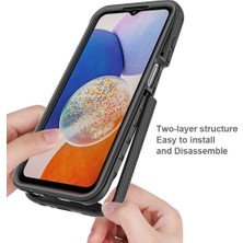 Cool-M Case Samsung Galaxy A15 5g Pet Ekran Koruyucu ile Tam Koruma Kapağı (Yurt Dışından)