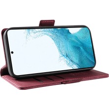 Cool-M Samsung Galaxy S21 Fe 5g Stand Cüzdan Kılıf Cilt Touch Deri Telefon Kapağı (Yurt Dışından)