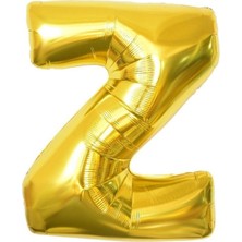 Tatlı Günler Altın Folyo Balon 16" Inç 40  cm  Z Harfi