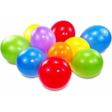 Tatlı Günler Karışık Renk 10 Adet Metalik Balon Büyük Boy 30  cm