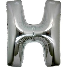 Tatlı Günler Gümüş Folyo Balon 16" Inç 40  cm  H Harfi