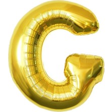 Tatlı Günler Altın Folyo Balon 40" Inç 100  cm  G Harfi