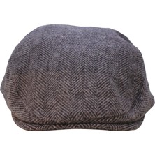 Gri Erkek Kasket Şapka