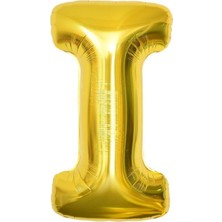 Tatlı Günler Altın Folyo Balon 16" Inç 40  cm  I Harfi