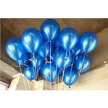 Tatlı Günler Lacivert 20 Adet Metalik Balon Büyük Boy 30  cm