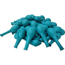 Tatlı Günler Turkuaz Mavi Balon 20 Adet Pastel Mat Balon Büyük Boy 30  cm