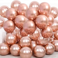 Krom Rosegold Balon 10 Adet
