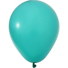 Tatlı Günler Turkuaz Mavi Balon 10 Adet Pastel Mat Balon Büyük Boy 30  cm