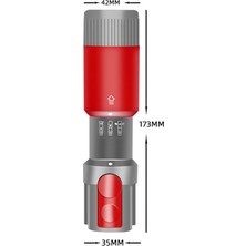 Chihiro586 - 9278 Dyson Elektrikli Süpürge Için V15 V11 V10 V8 V7 Fırça Kafası Dikişsiz Toz Giderme Fırçası Teleskopik Boru Aksesuarları (Yurt Dışından)